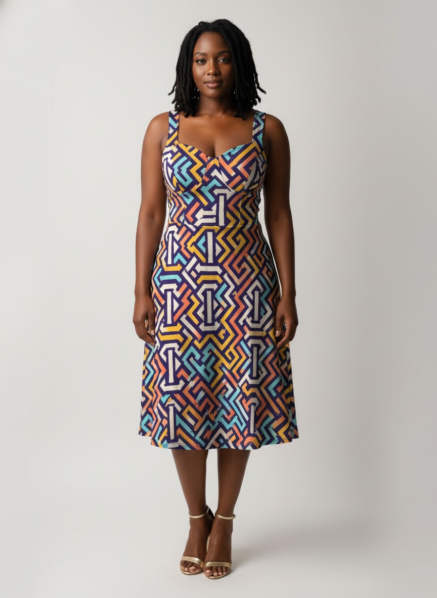 "Njia" Corset Dress