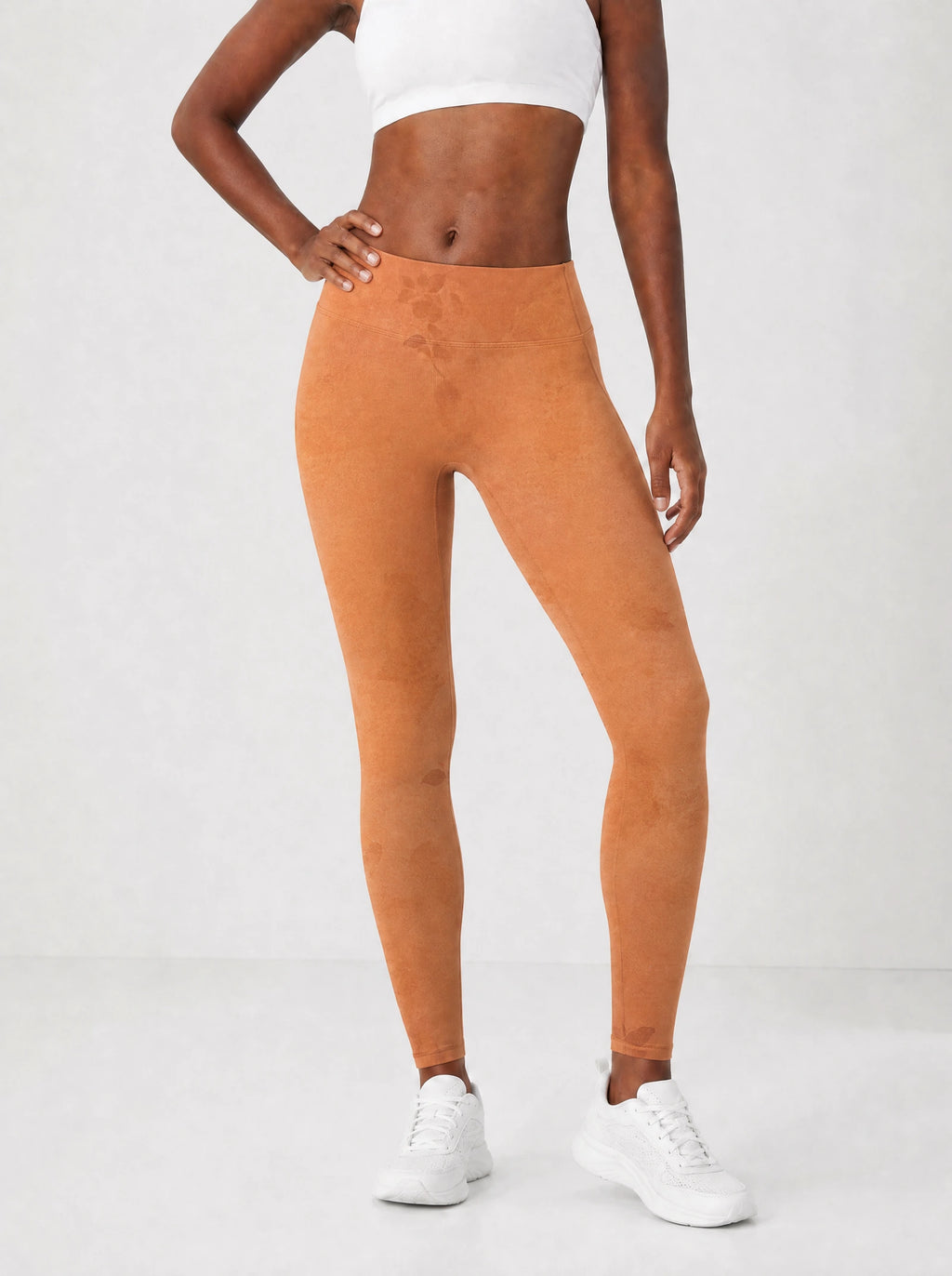 "Shujaa" Leggings — front view on model