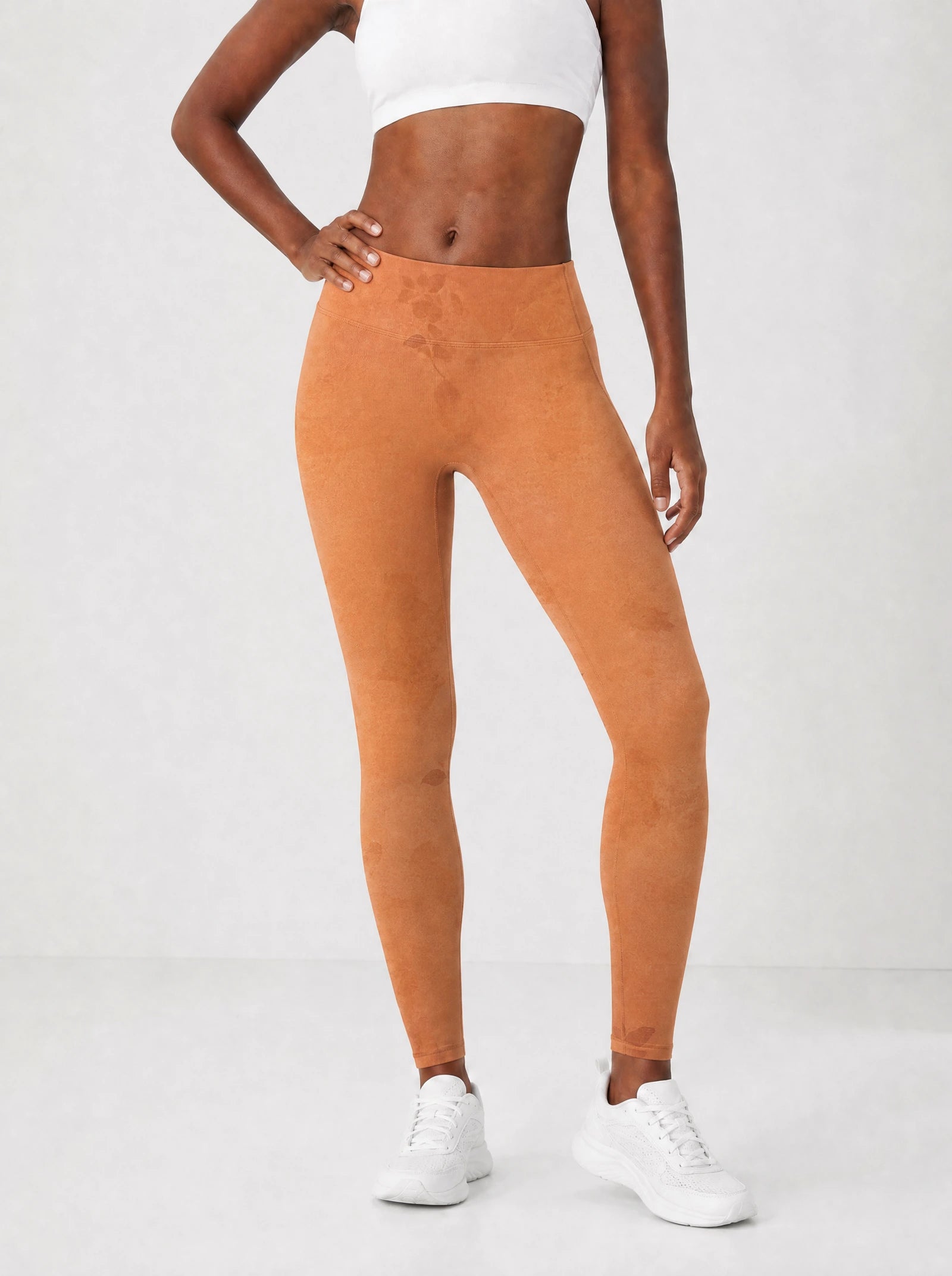 "Shujaa" Leggings — front view on model