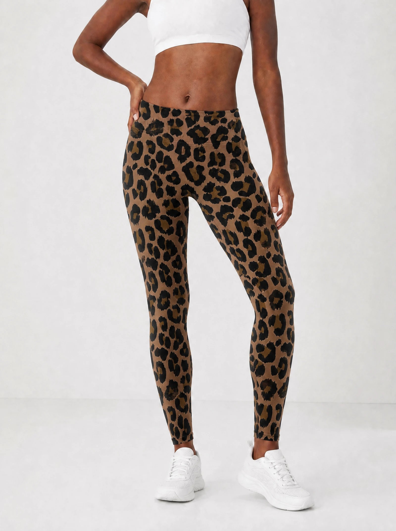 Mama Leggings — front view on model