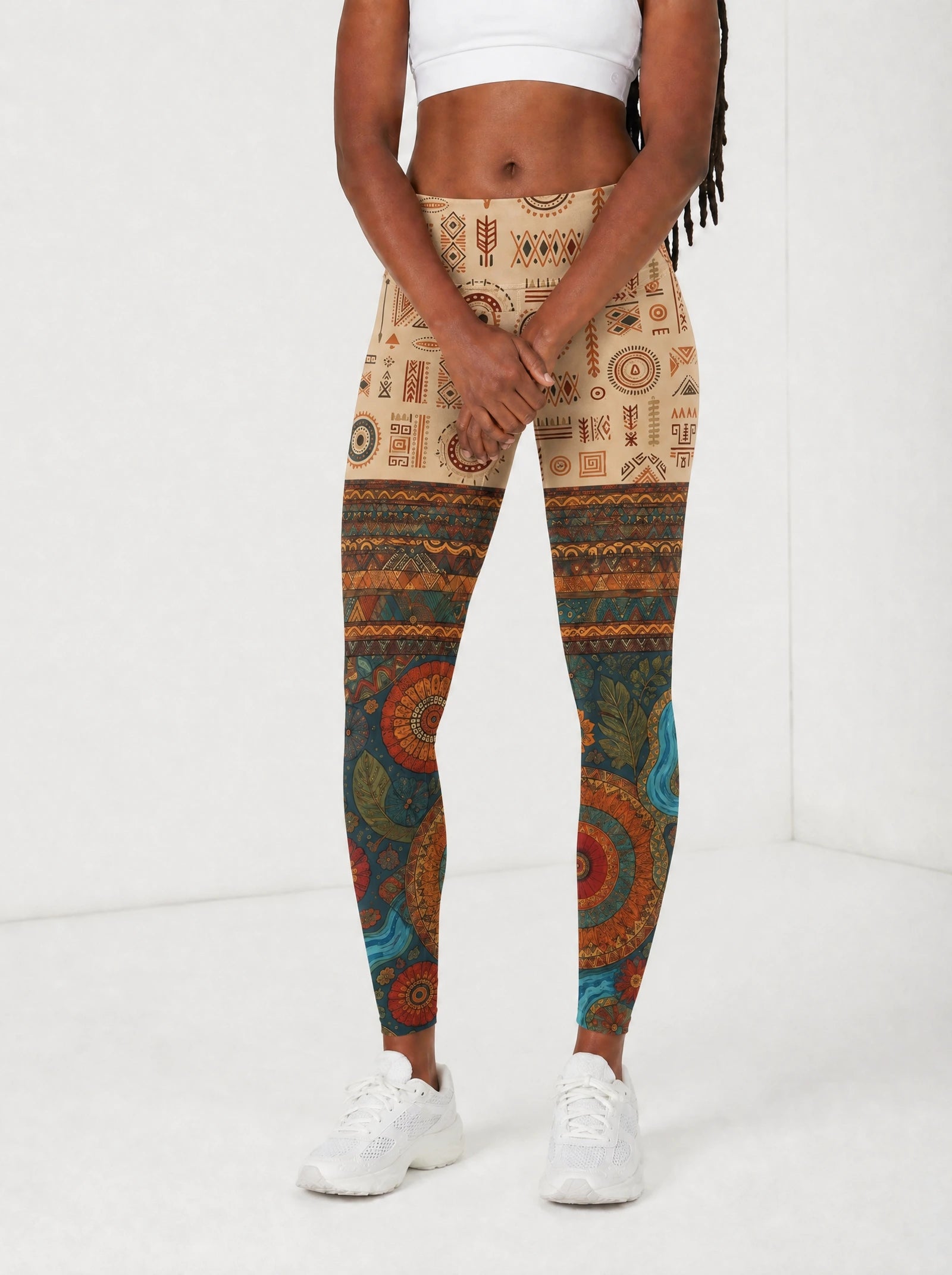 "Mto" Leggings — front view on model