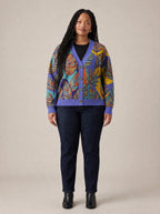"Majani" Cardigan — front view on model