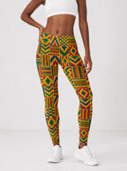"Kumasi" Leggings — front view on model