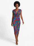 "Rangi" Cap Sleeve Midi Dress Promo