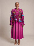 "Kipepeo" Long Puff Sleeve Dress Promo
