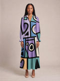 "Sanaa" Long Puff Sleeve Dress