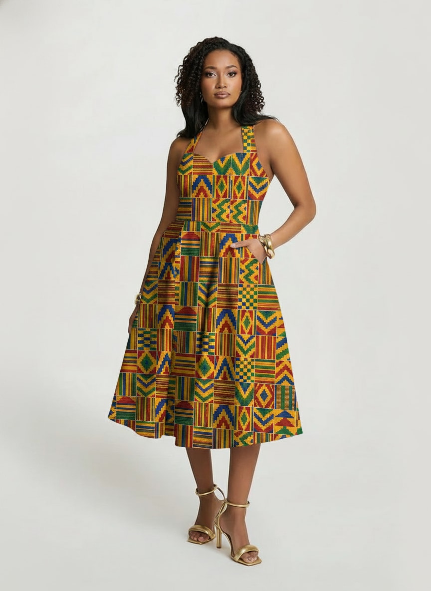 "Kumasi" Corset Dress