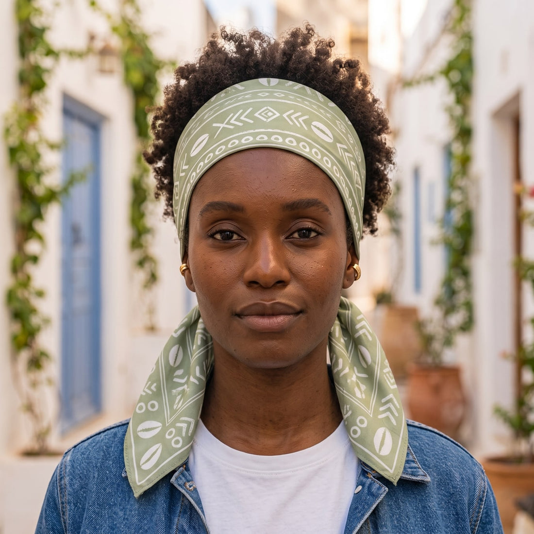 Oshun Verde Bandana