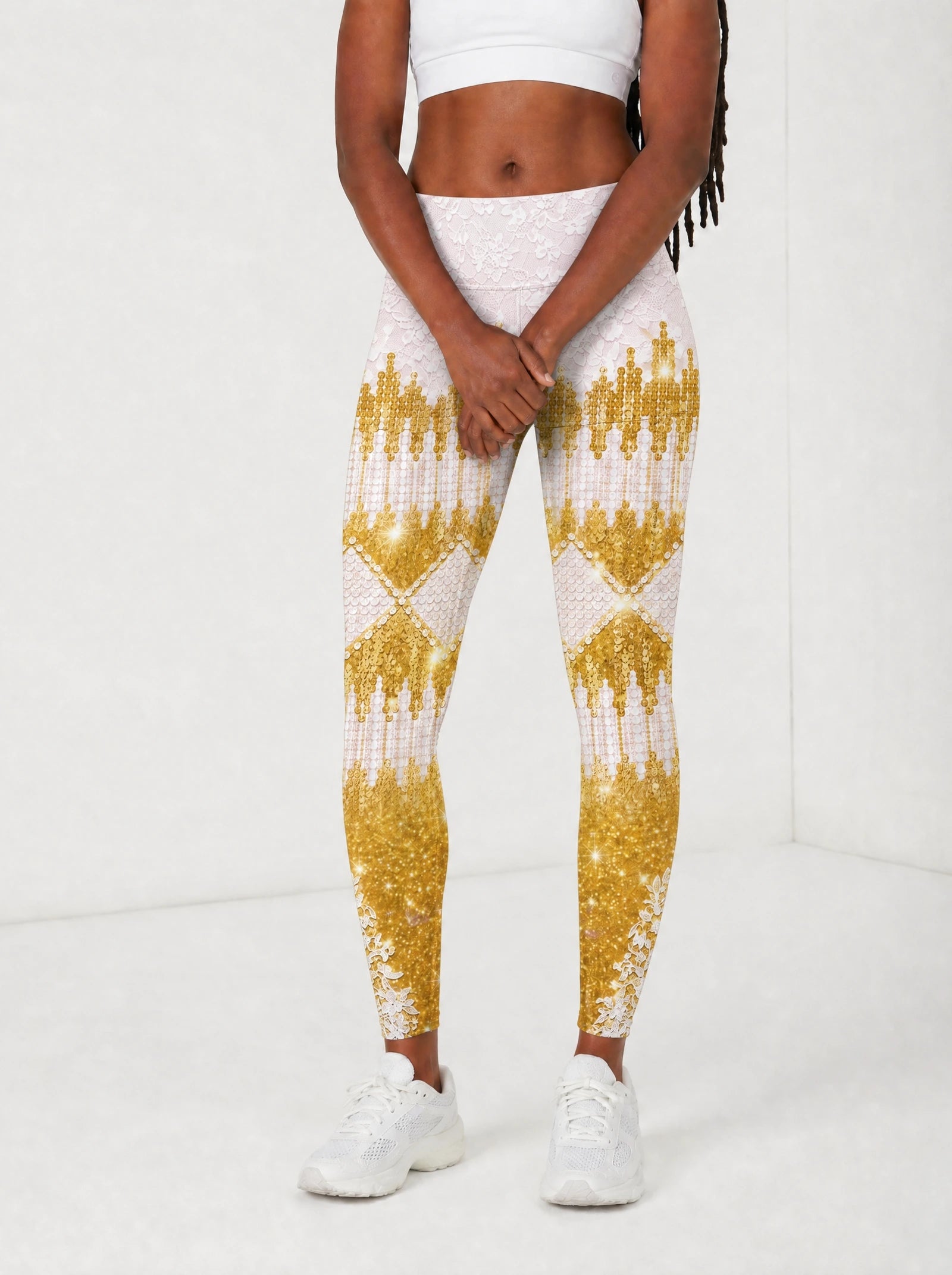 "Mwangaza" Leggings — front view on model