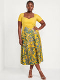 "Alfajiri" Sweetheart Midi Dress