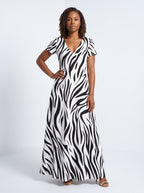 "Milia" Short Sleeve Maxi Dress