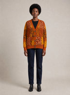 "Viraka" Cardigan — front view on model