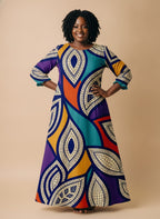 "Johari" Long Sleeve Maxi Dress Promo