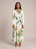 "Ndege" Long Puff Sleeve Dress
