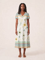 "Alizeti" V Neck Midi Dress Promo