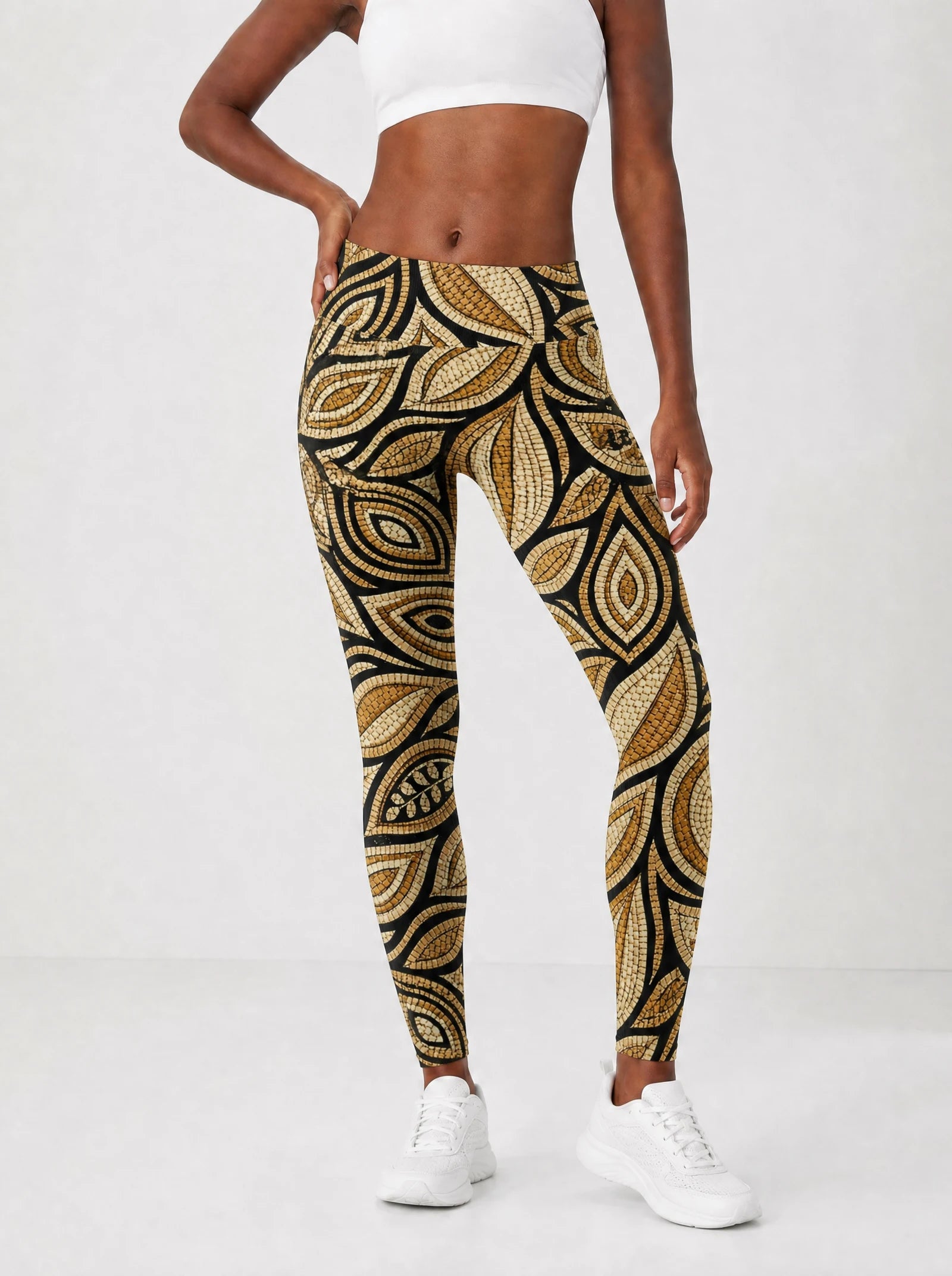 Ashanti Leggings — front view on model