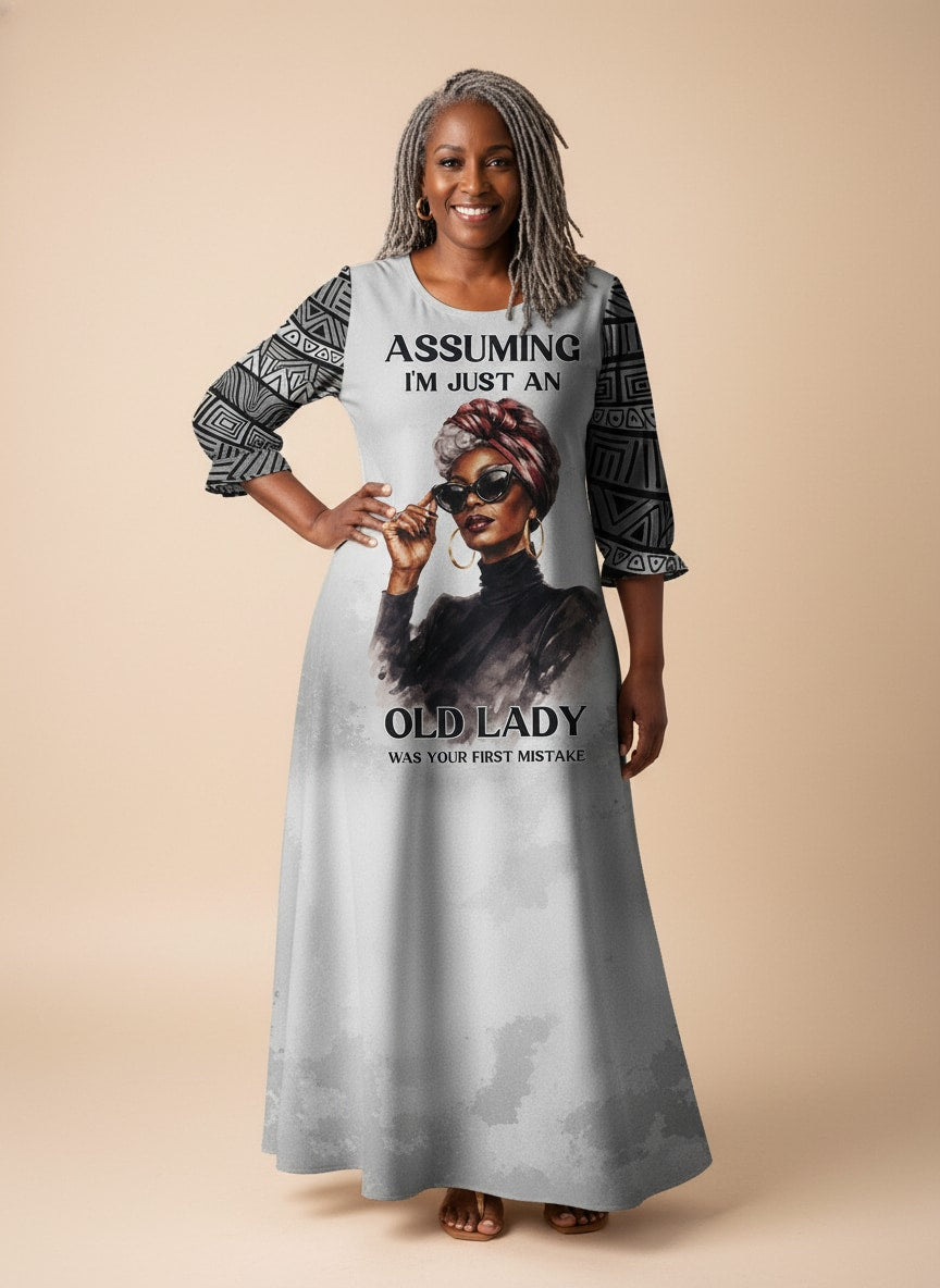 Seasoned Long Sleeve Maxi Dress