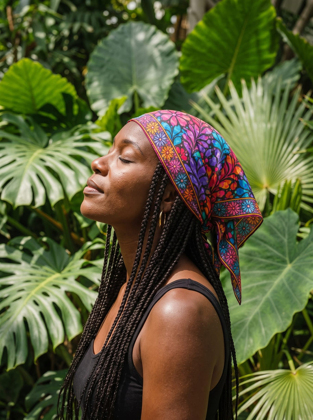 "Rangi" Silk Scarf Promo