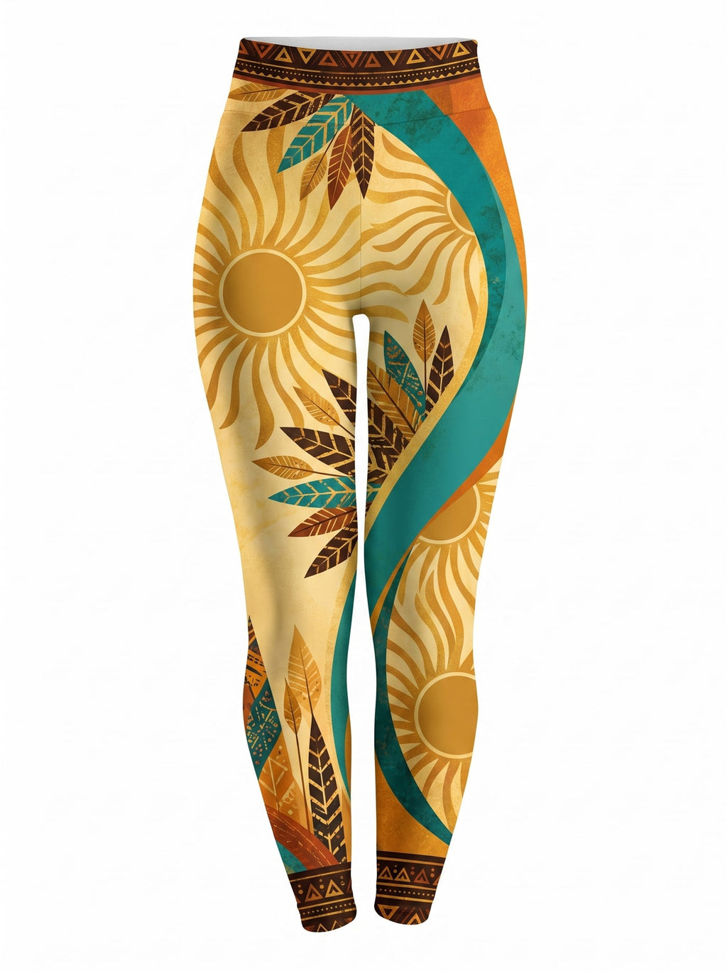 "August Queen Best Life" Leggings