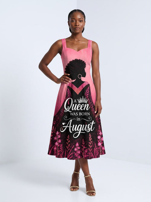 "August Queen Pink" Corset Dress