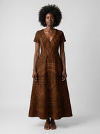 Dope Black Mom Short Sleeve Maxi Dress Promo
