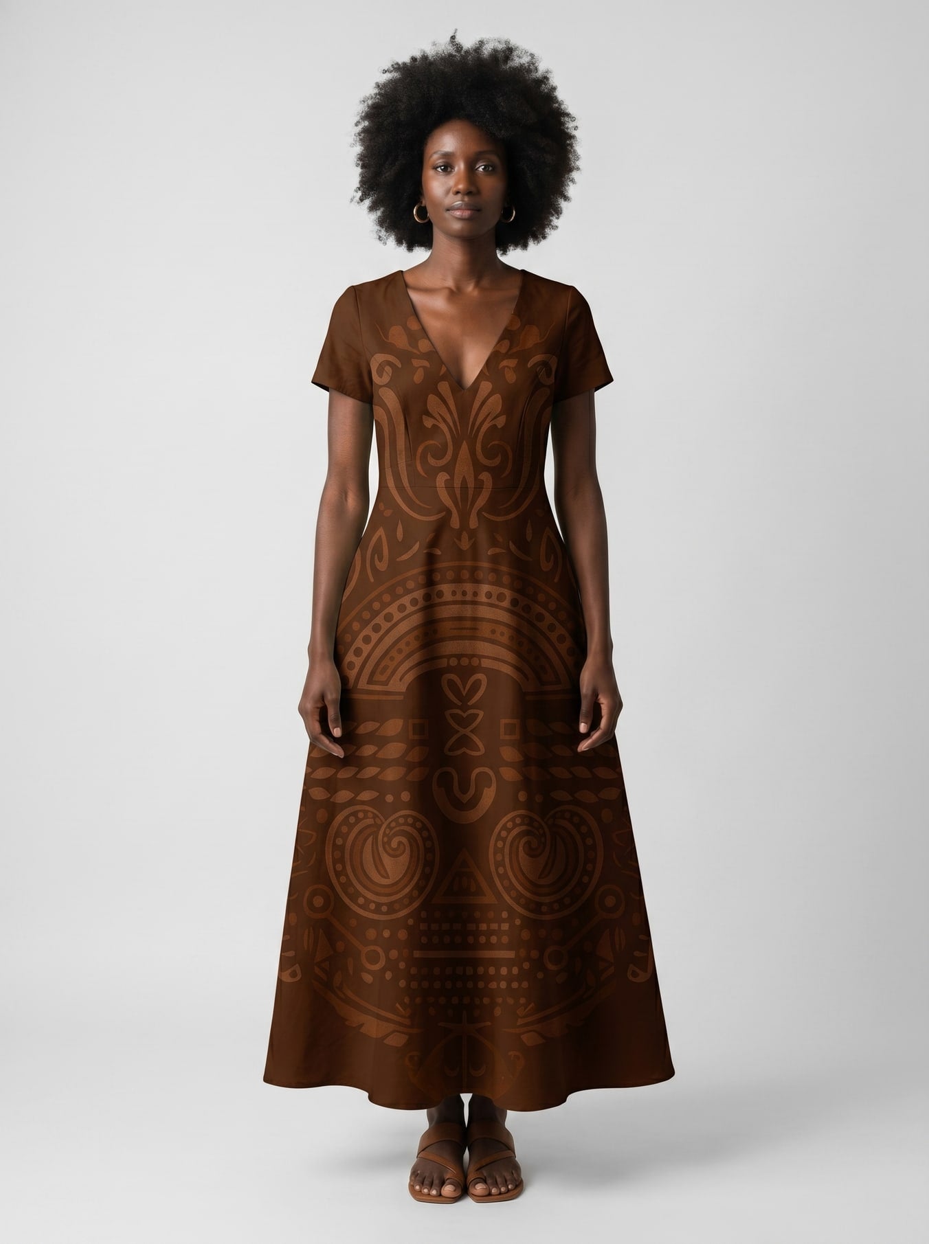 Dope Black Mom Short Sleeve Maxi Dress