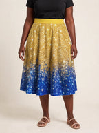 "Angaza" Twirl Skirt — front view on model