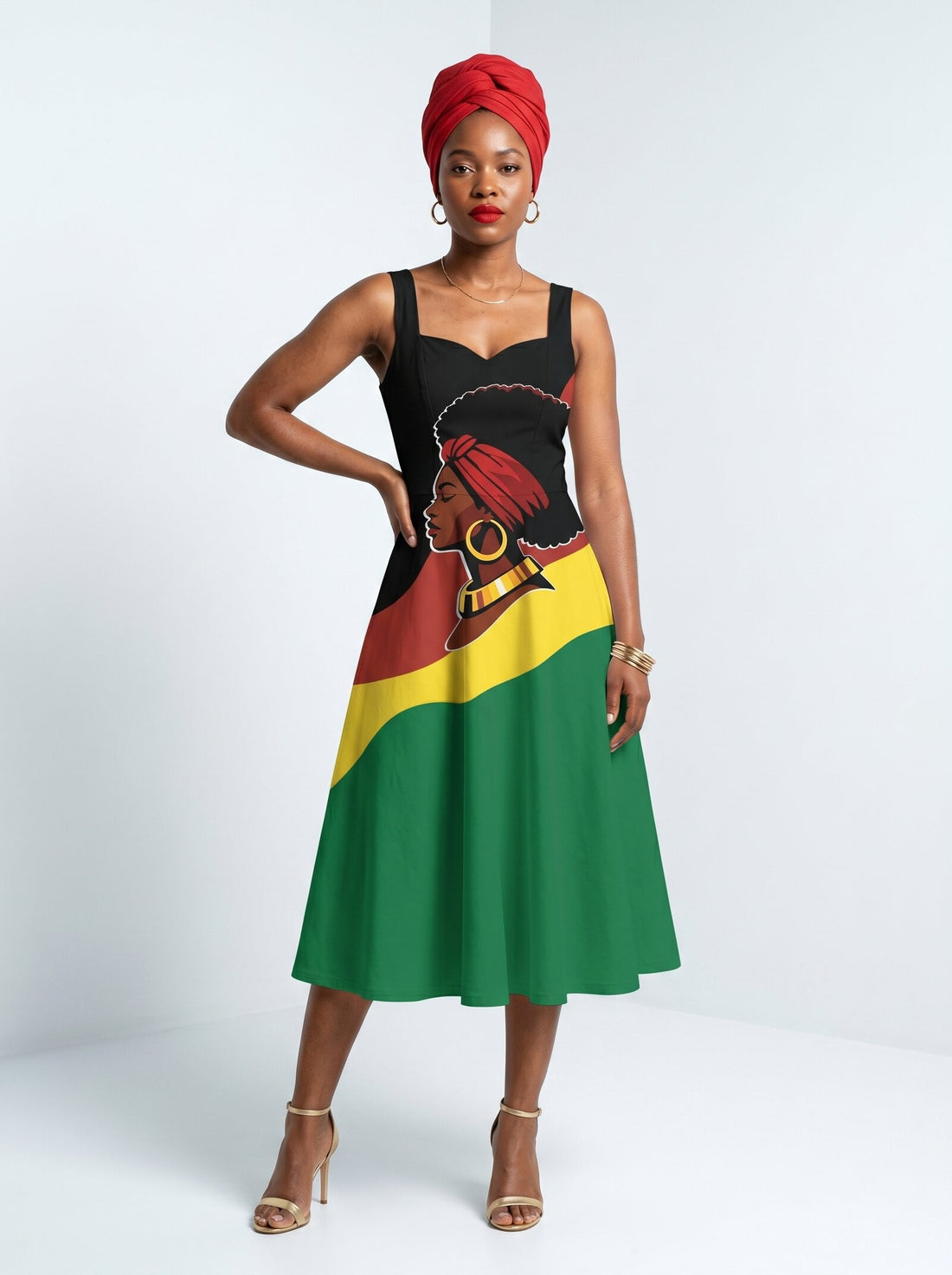 Black History Corset Dress
