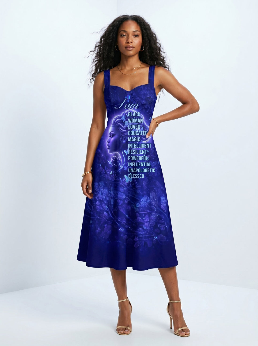 Black Woman Loved Corset Dress