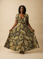 Ashanti Short Sleeve Maxi Dress
