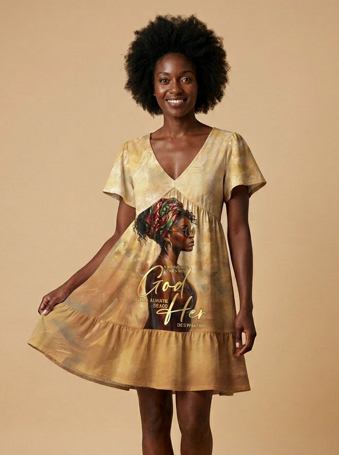 Faith Sunflower Floral Dress