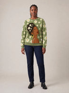 "Nyasi" Sweatshirt — front view on model