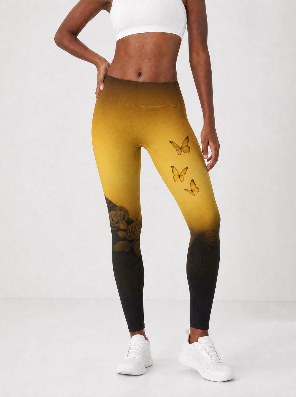 "Iyanu" Leggings — front view on model