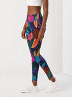 "Bustani" Leggings — side view on model