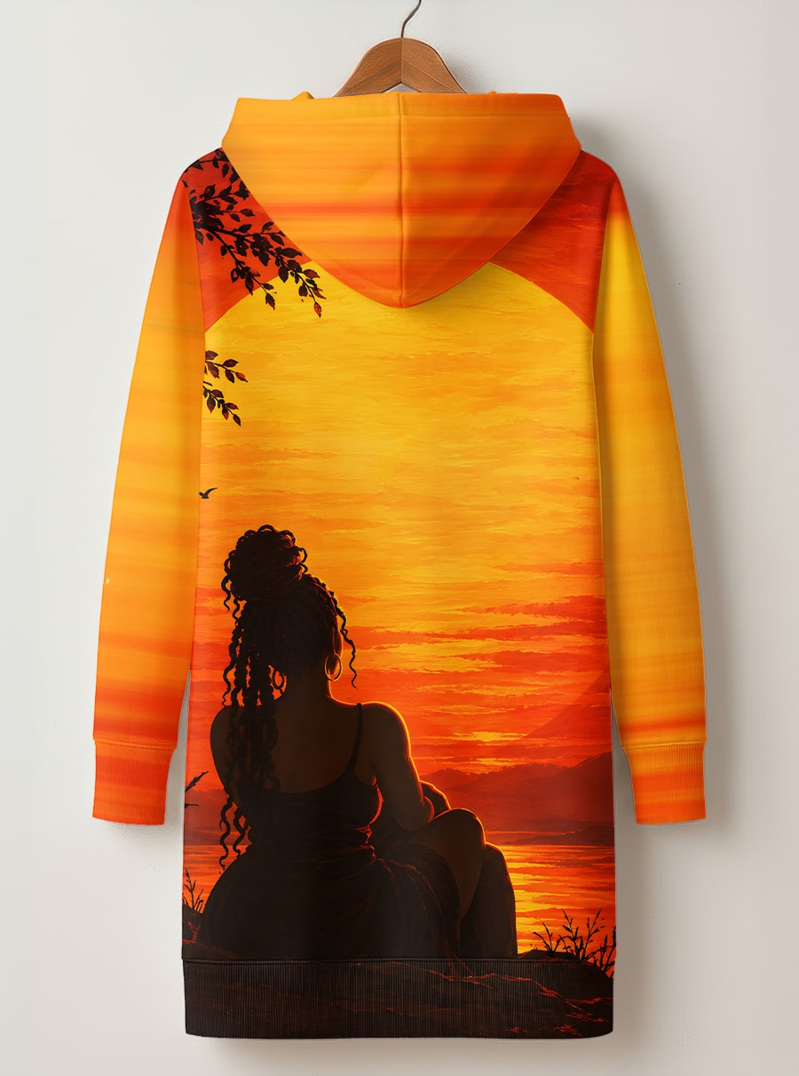 "Amani" Hoodie Dress