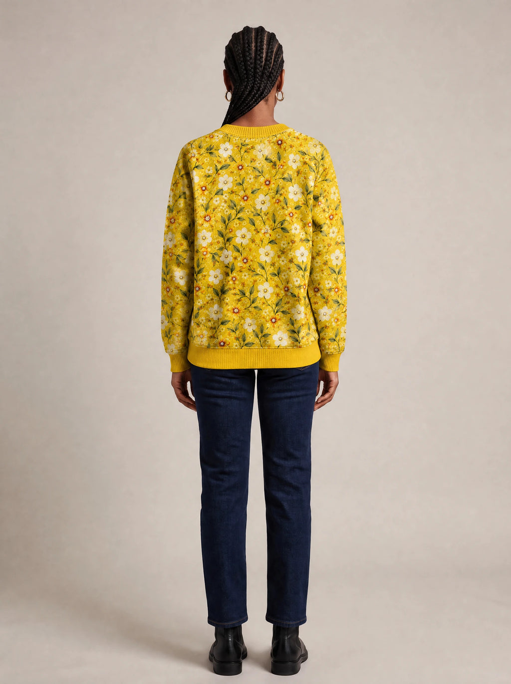 "Mapambo" Sweatshirt — back view on model