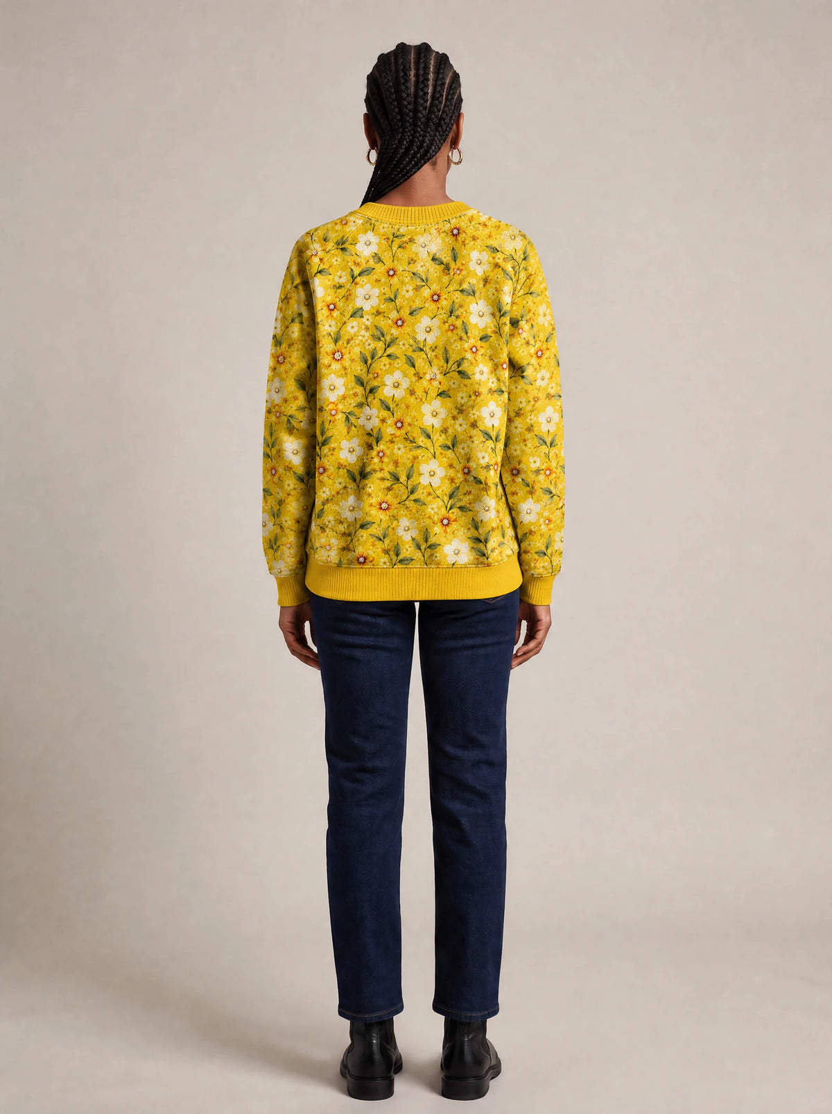 "Mapambo" Sweatshirt — back view on model
