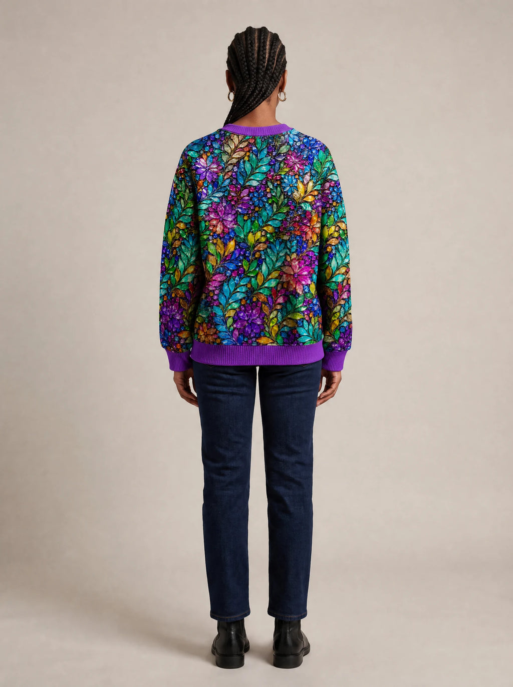 "Upinde" Sweatshirt — back view on model