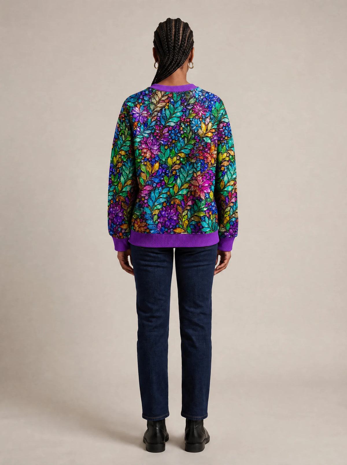 "Upinde" Sweatshirt — back view on model