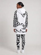 "Kimbunga White" Hoodie Dress