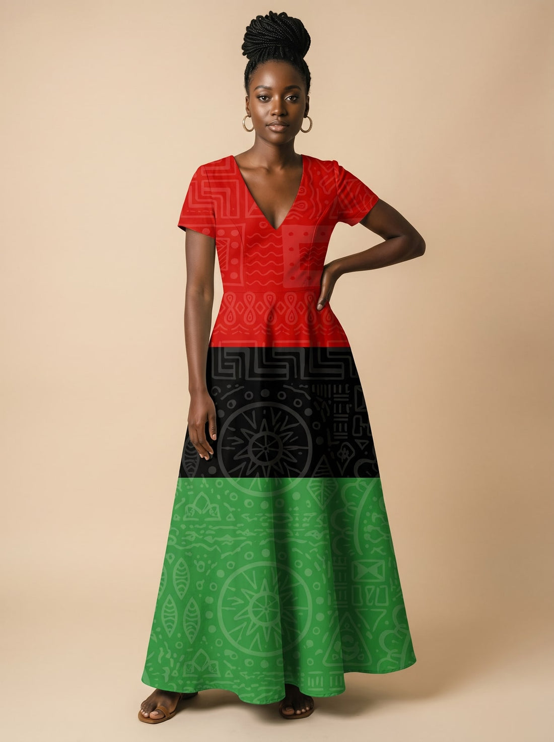 Unapologetic Short Sleeve Maxi Dress