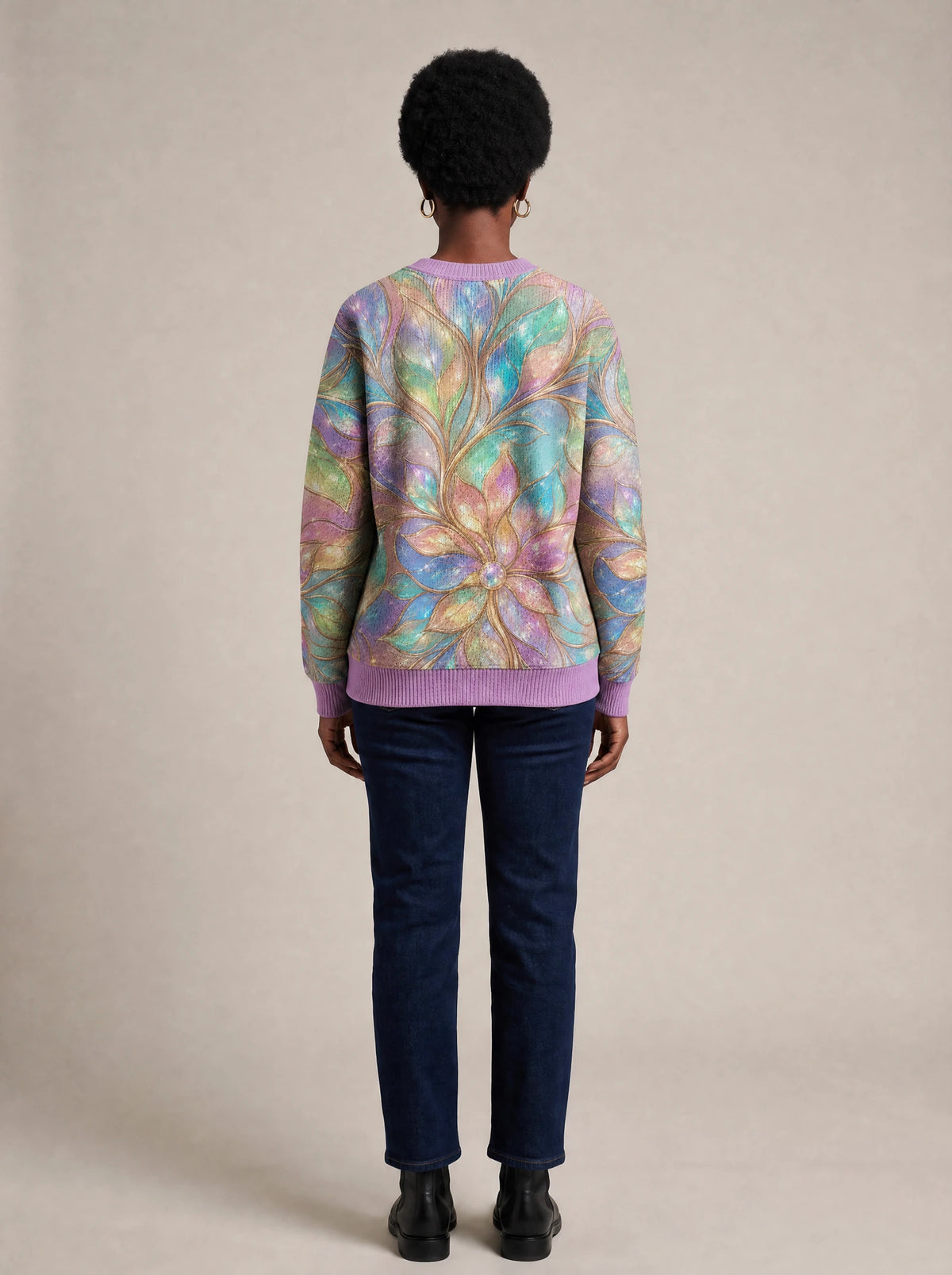 "Almasi" Sweatshirt — back view on model