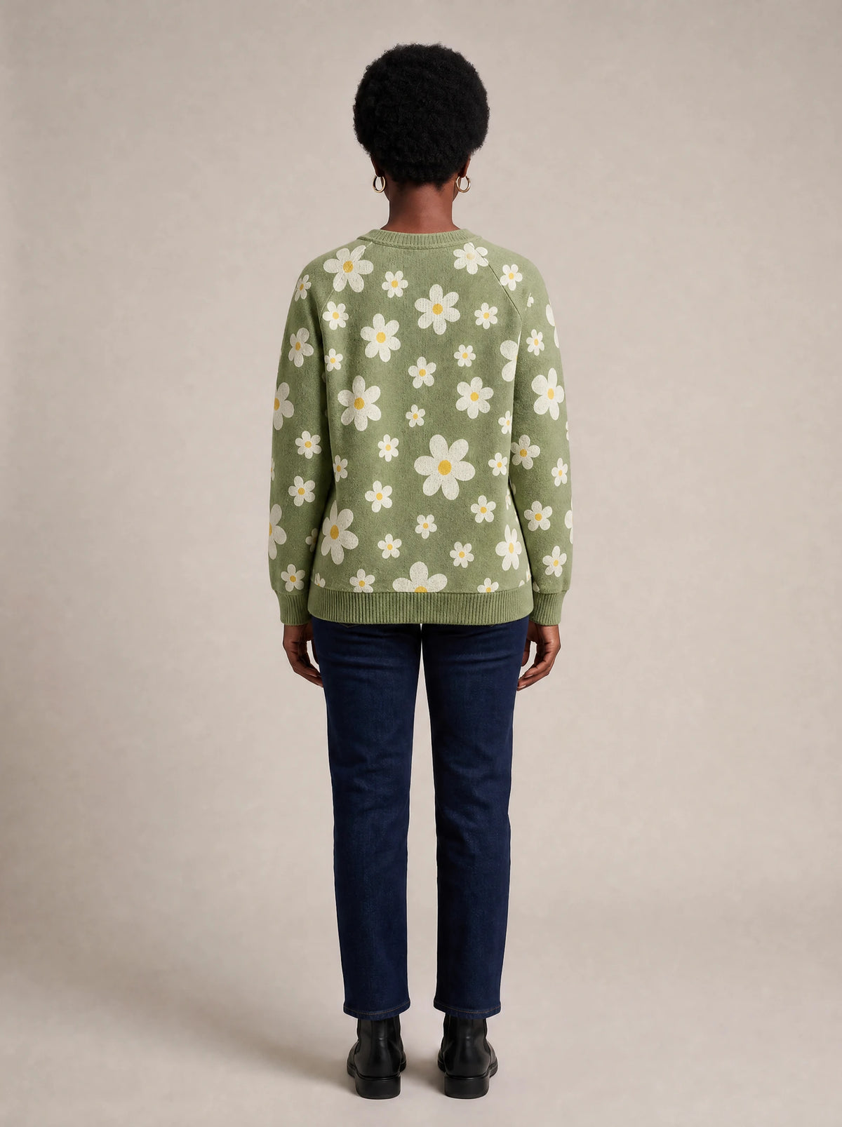 "Nyasi" Sweatshirt — back view on model