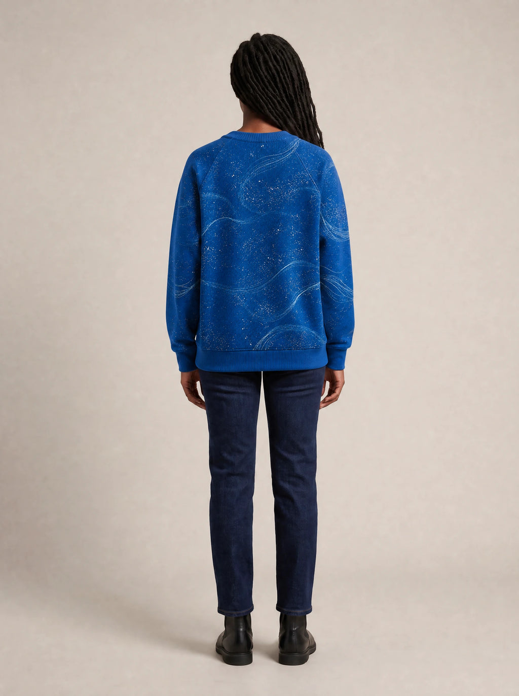 "Pwani" Sweatshirt — back view on model