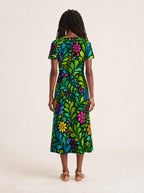 "Zumaridi" V Neck Midi Dress Promo