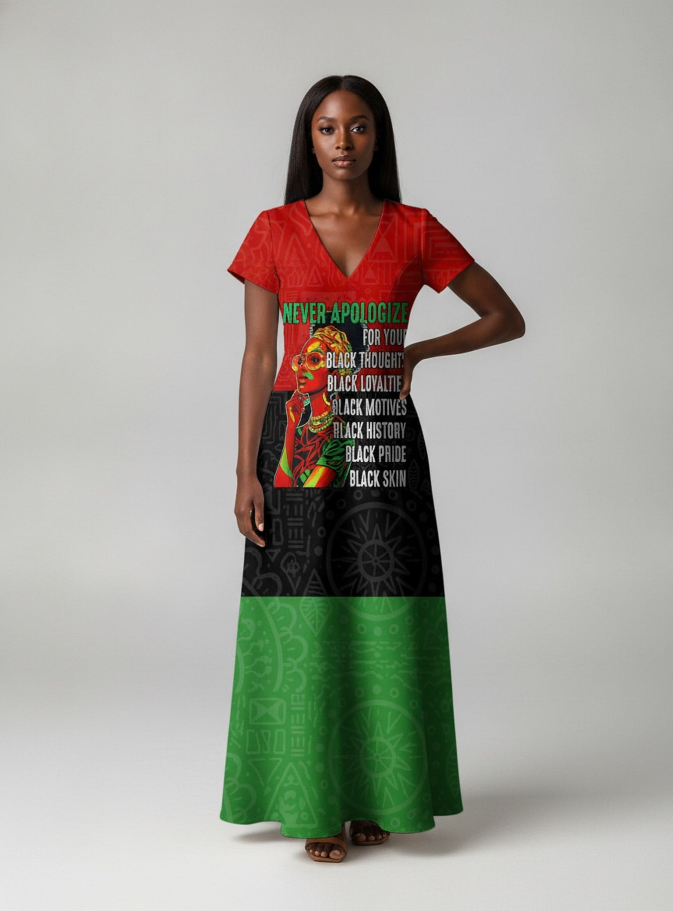 Unapologetic Short Sleeve Maxi Dress