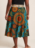 "Mto" Twirl Skirt — cropped back view on model