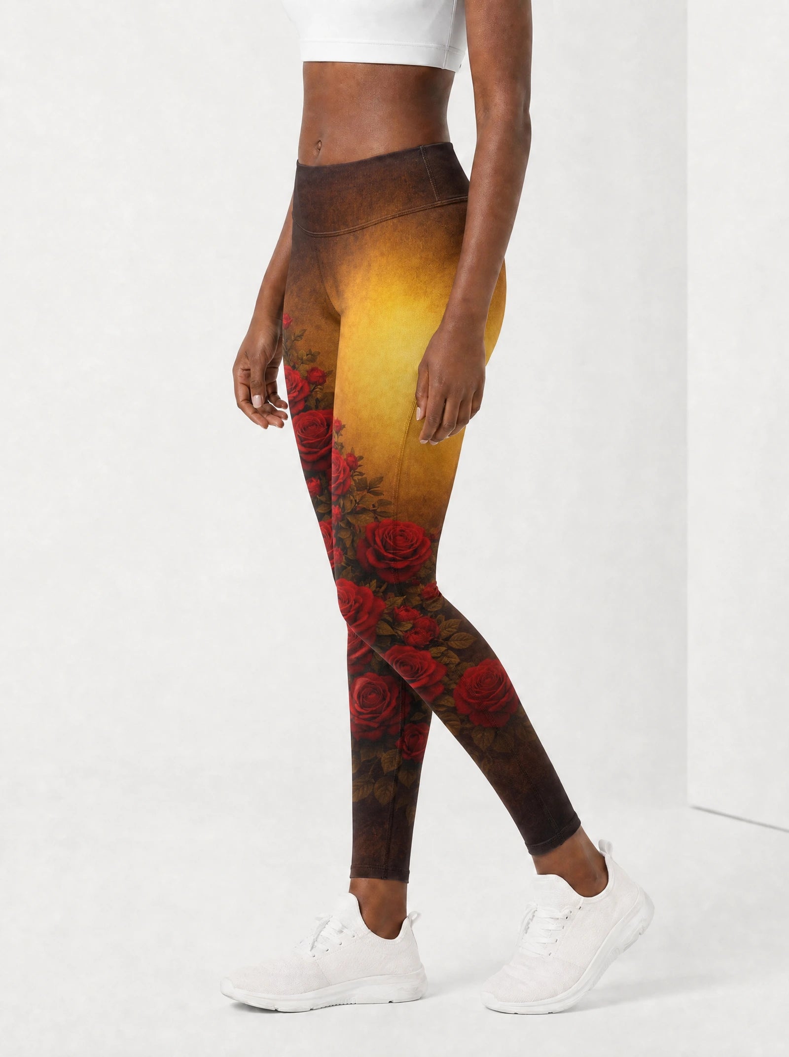 Thorn Leggings — side view on model