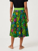 "Zumaridi" Twirl Skirt — cropped back view on model