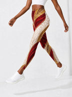 "Utukufu" Leggings — side view on model